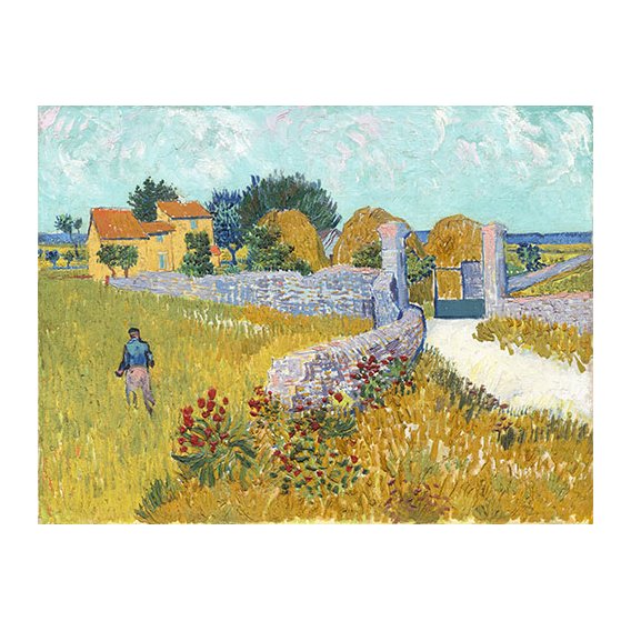 Cuadro -Ferme de Provence, 1888-