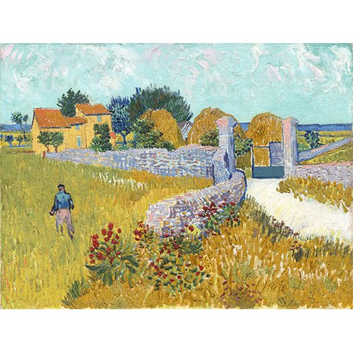 Cuadro -Ferme de Provence, 1888-