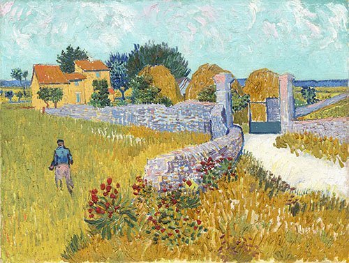 Cuadro -Ferme de Provence, 1888-