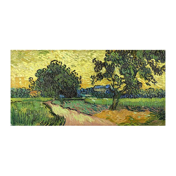 Cuadro -Paysage au crépuscule, 1890-