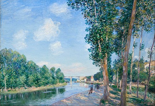 Cuadro -Saint-Mammès, Soleil de Juin-