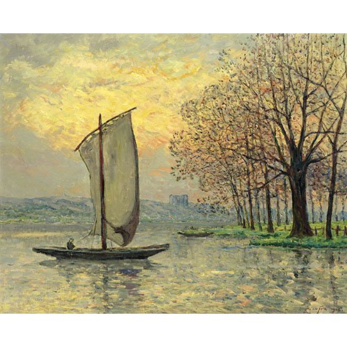 Cuadro - Les bords de la Loire -