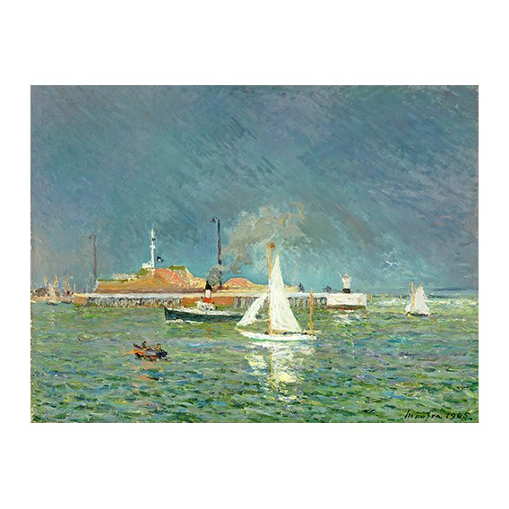 Cuadro - Lorage entree des bateaux -