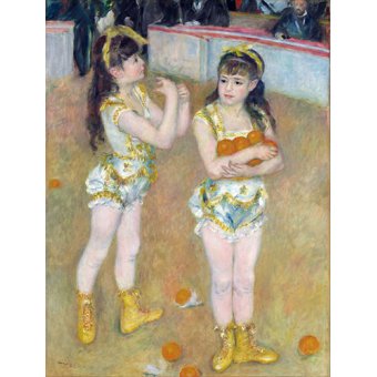 Cuadro -Acrobats at the Cirque Fernando, 1879-