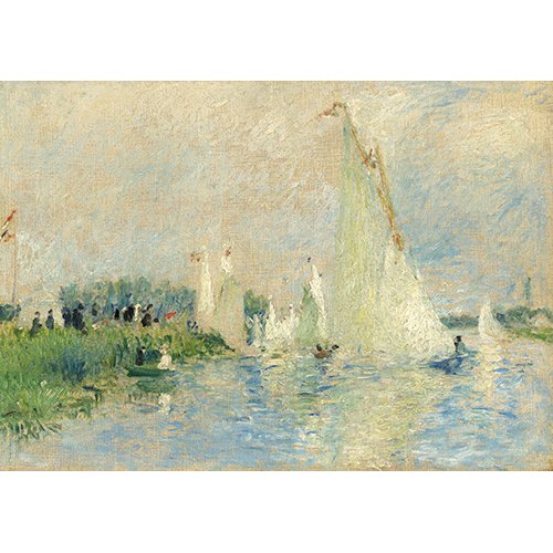 Cuadro -Regata en Argenteuil, 1874 -, Pierre Auguste Renoir