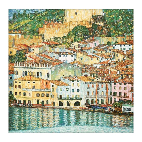 Cuadro -Malcesine on Lake Garda-