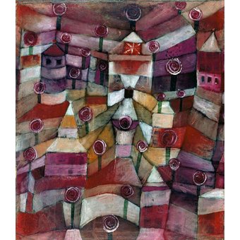 Cuadro Dormitorio - Rosengarten -, Paul Klee