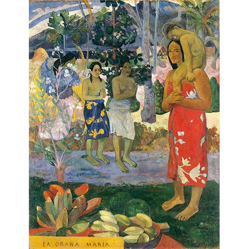 Cuadro -Ia Orana Maria-, Paul Gauguin