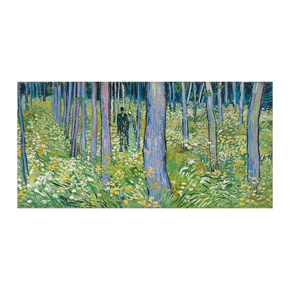 Cuadro -Dos figuras en el bosque-