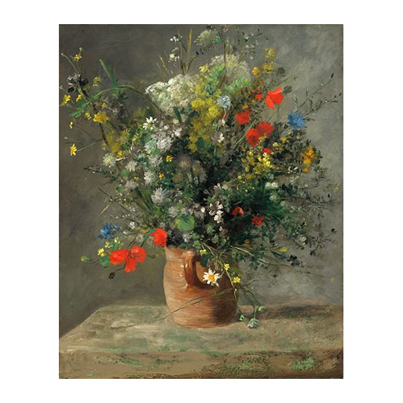 Cuadro - Fleurs dans un vase, 1866 -