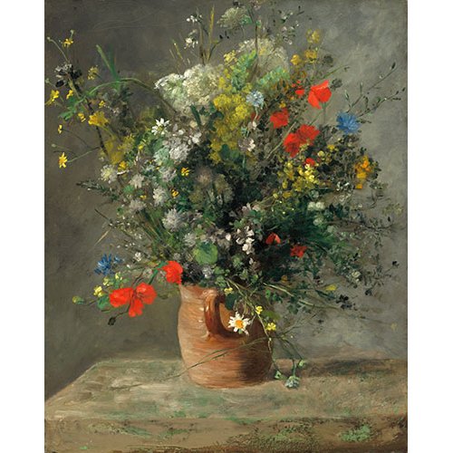 Cuadro - Fleurs dans un vase, 1866 -