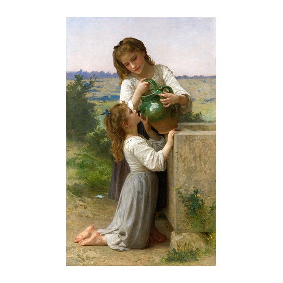 Cuadro -En la fuente, 1897-