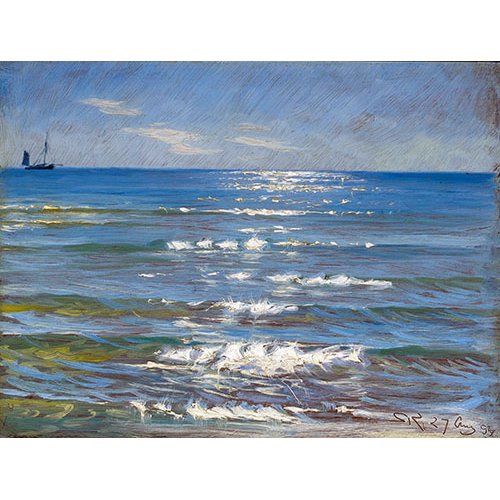 Cuadro - Eftermiddagssol og Havblik -, Peder Severin Kroyer