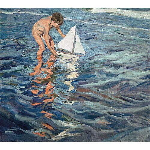Cuadro -El balandrito-, Joaquin Sorolla