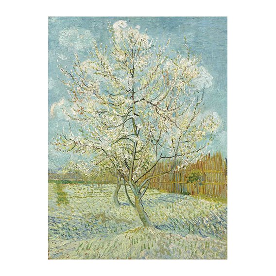 Cuadro -El melocotonero (The pink peach tree), 1888-, Vincent Van Gogh