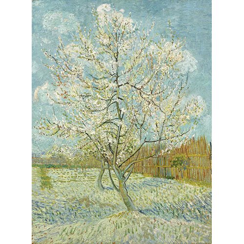 Cuadro -El melocotonero (The pink peach tree), 1888-, Vincent Van Gogh