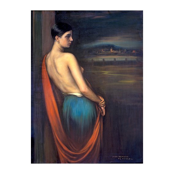 Cuadro -En la ribera-, Julio Romero de Torres