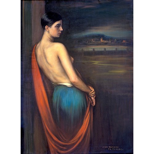 Cuadro -En la ribera-, Julio Romero de Torres