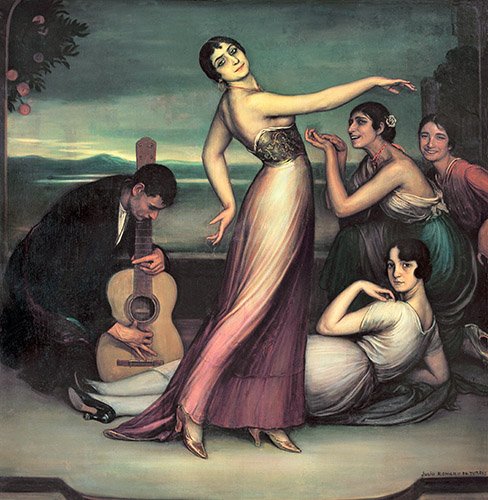 Cuadro -Alegrias-, Julio Romero de Torres