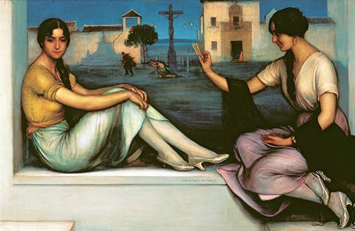 Cuadro -La Buenaventura-, Julio Romero de Torres
