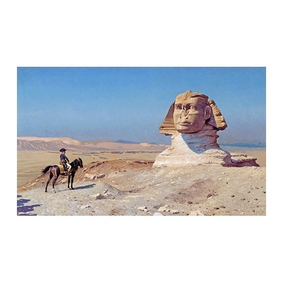 Cuadro -Bonaparte ante la Esfinge-, Jean Leon Gerome