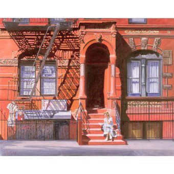 Cuadro Moderno -Sunday Afternoon, East 7th Street, Lower East Side, NYC-, Butera, Anthony