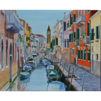 Cuadro Moderno -Canal, Venice, 2016, Butera, Anthony