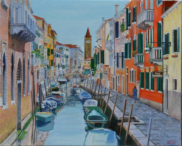 Cuadro Moderno -Canal, Venice, 2016, Butera, Anthony