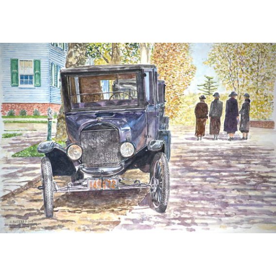 Cuadro Moderno -Vintage Car, Richmondtown, 2013, Butera, Anthony