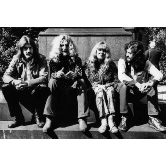 El Grupo Inglés De Rock Led Zeppelin en 1970