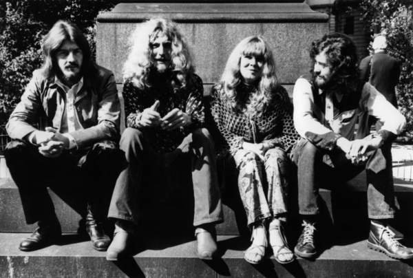 El Grupo Inglés De Rock Led Zeppelin en 1970