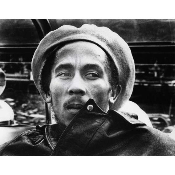 Bob Marley en un barco turístico en Ámsterdam. Holanda, 1976