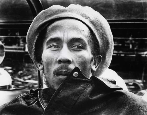 Bob Marley en un barco turístico en Ámsterdam. Holanda, 1976