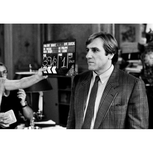 Comprar cuadro, Gerard Depardieu, Rodaje de la película 'Rive droite-Rive Gauche' de philippe Labro, 1984