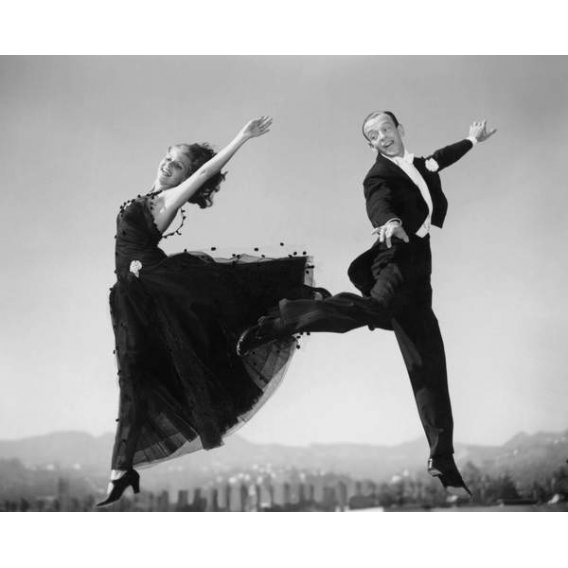 Rita Hayworth y Fred Astaire