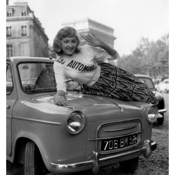 Evelyne Ricke: Miss Automóvil el 14 de octubre de 1958