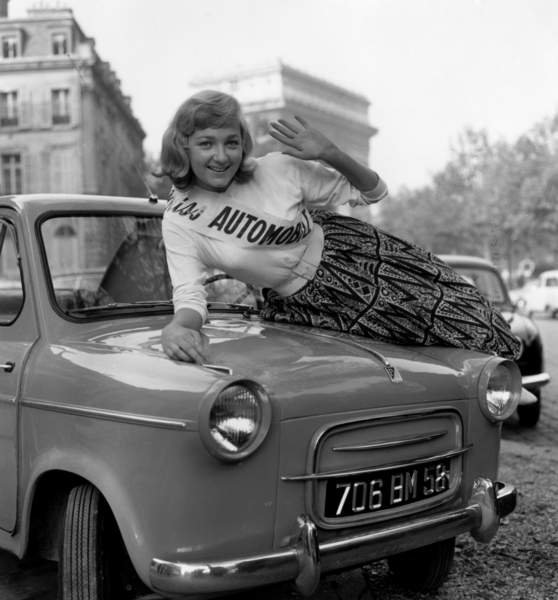 Evelyne Ricke: Miss Automóvil el 14 de octubre de 1958