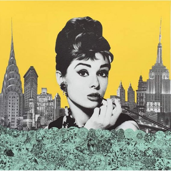 Audrey Hepburn Antes del Desayuno II, 2021