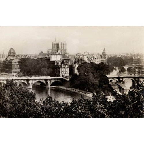 Vista del Pont Neuf y Notre Dame, París, 1890