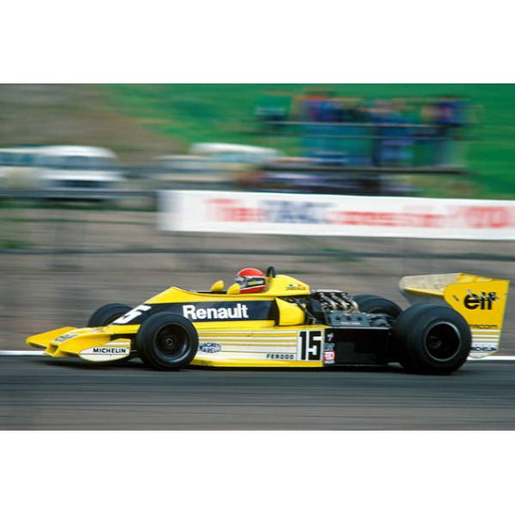 Jean-Pierre Jabouille conduciendo un Renault RS01, 1977