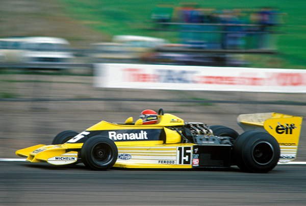 Jean-Pierre Jabouille conduciendo un Renault RS01, 1977
