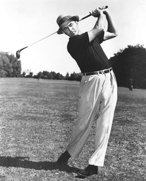 Golfista Sam Snead, Estados Unidos, c.1950