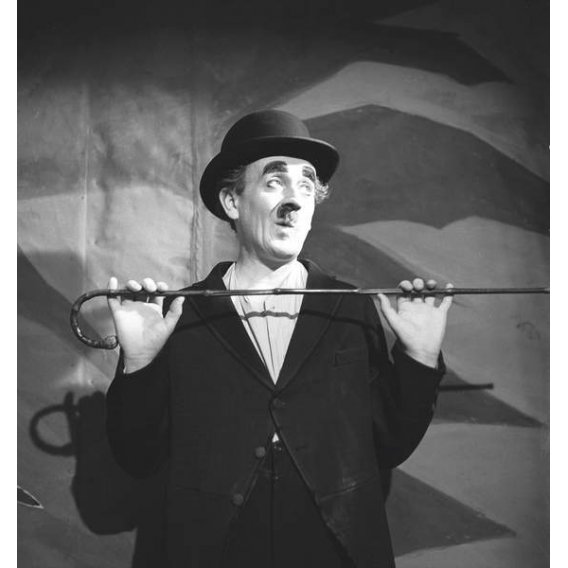 Doble de Charlie Chaplin, Suecia, 1946