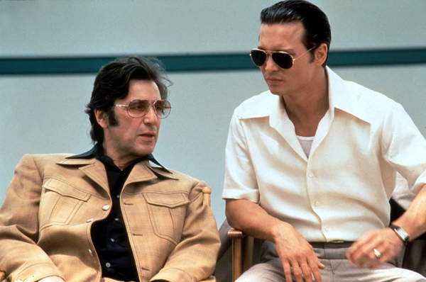 Al Pacino y Johnny Depp, Donnie Brasco 1997, dirigida por Mike Newell