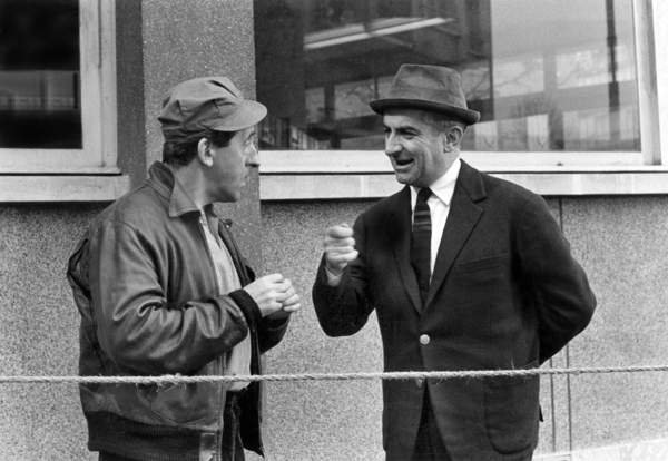 Louis De Funes y Jean Lefebvre 1964