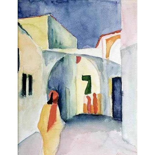 cuadros de retrato - Cuadro -A Glance Down an Alley-