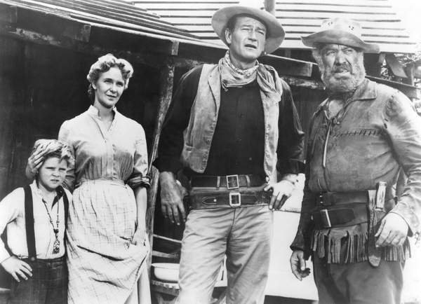 Lee Aaker, Geraldine Page, John Wayne y War Bond