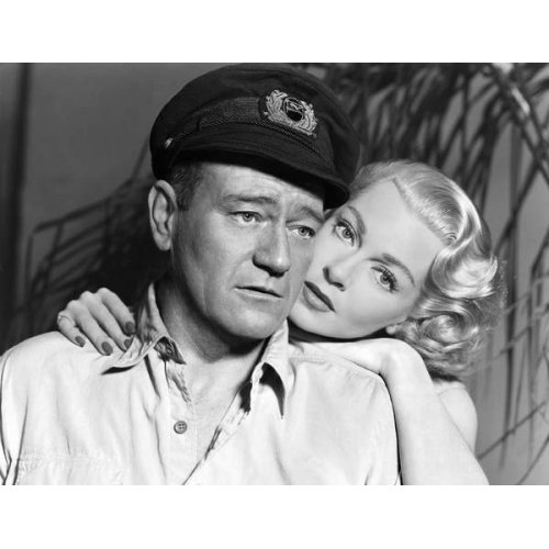 John Wayne y Lana Turner