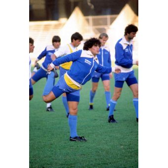 Futbolista argentino Diego Maradona en 1985