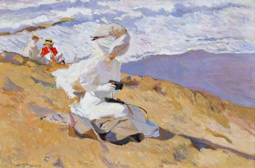 Cuadro - Captando el Momento, 1906,  Joaquin Sorolla